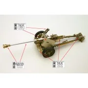 German A/T Gun PaK 40 - Vol.1- basic set, 1/35 - Aber Models 35162