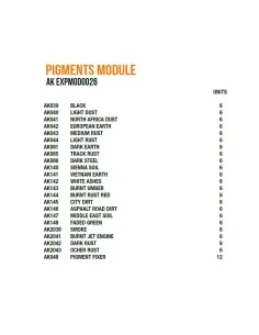 Pigments Module - AK Interactive AK EXPMOD0026 2
