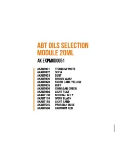 Abt Oils Selection Module 20 Ml - AK Interactive AK EXPMOD0051 2