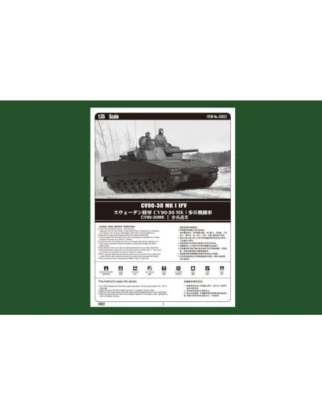 Swedish CV9030 IFV, 1/35 - Hobby Boss 83822