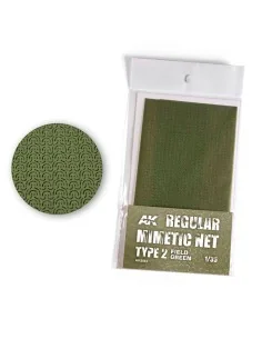 REGULAR CAMOUFLAGE NET Type 2 FIELD GREEN - AK Interactive AK8067