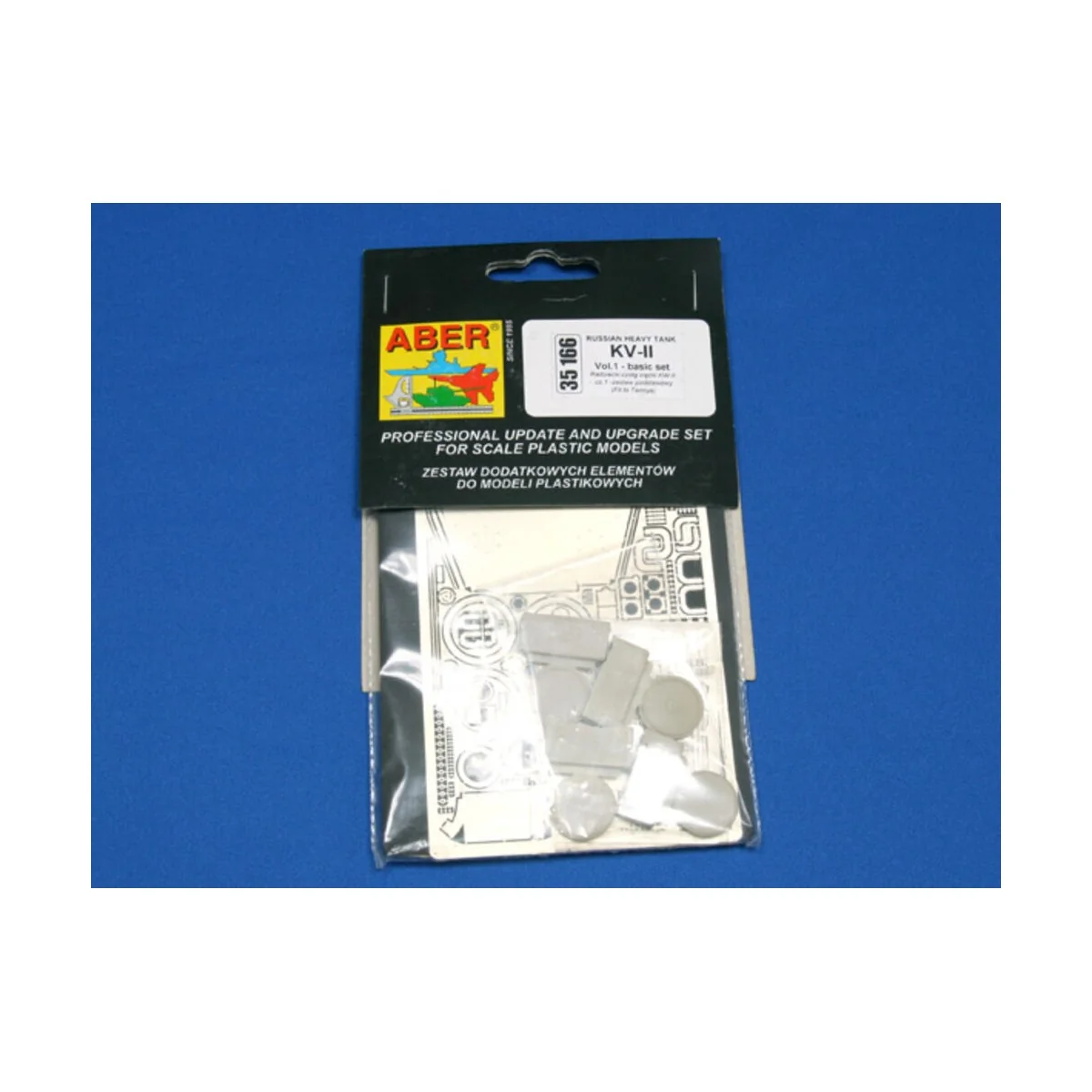 Russian Heavy Tank KV-II Vol.1 - basic set, 1/35 - Aber Models 35166