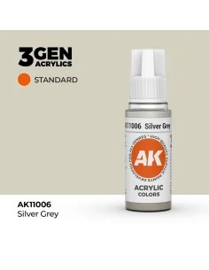 Silver Grey 17ml - AK Interactive AK11006