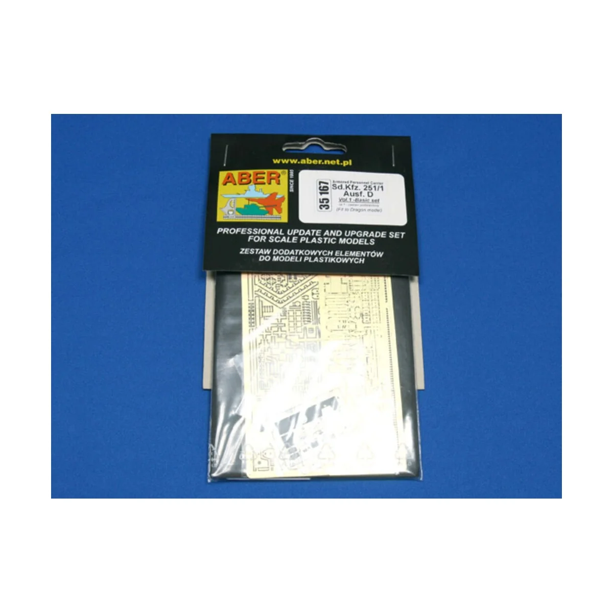 Sd.Kfz. 251/1 Ausf.D - Vol.1 - basic set, 1/35 - Aber Models 35167
