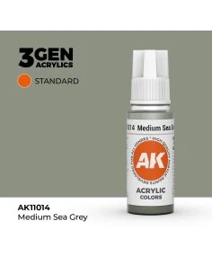 Medium Sea Grey 17ml - AK Interactive AK11014