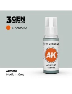 Medium Grey 17ml - AK Interactive AK11010