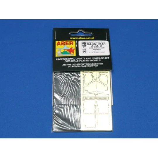 Sd.Kfz. 251/1 Ausf.D - Vol.2 - Fenders, 1/35 - Aber Models 35168 Sd.Kfz. 251/1 Ausf.D - Vol.2 - Fenders, 1/35 - Aber Models 35168