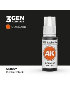 Rubber Black 17ml - AK Interactive AK11027