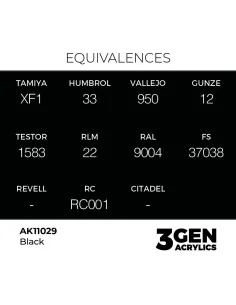 Black 17ml - AK Interactive AK11029 2