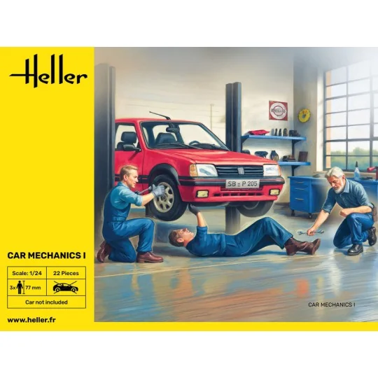 Car Mechanics I, 1/24 - Heller 82755 Car Mechanics I, 1/24 - Heller 82755