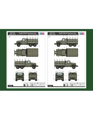 [NO_DESC] US GMC CCKW-352 Steel Cargo Truck, 1/35 - Hobby Boss 83831