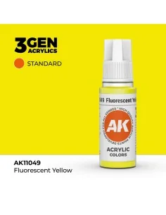 Fluorescent Yellow 17ml - AK Interactive AK11049