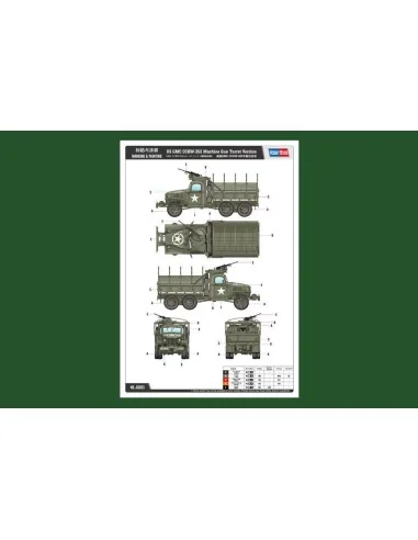 US GMC CCKW-352 Machine Gun Turret Versi, 1/35 - Hobby Boss 83833