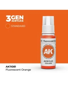 Fluorescent Orange 17ml - AK Interactive AK11081