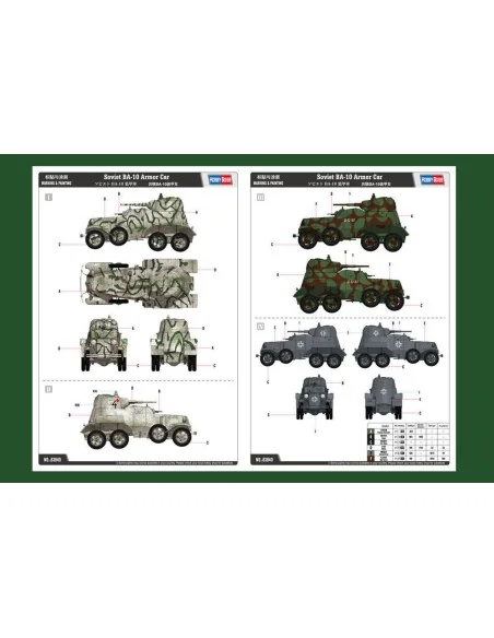 Soviet BA-10 Armor Car, 1/35 - Hobby Boss 83840