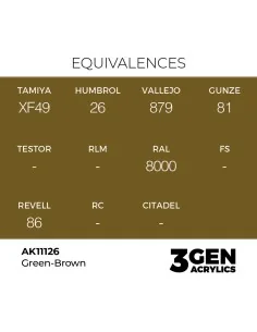 Green-Brown 17ml - AK Interactive AK11126 2