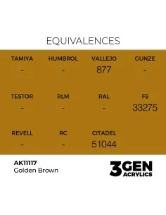 Golden Brown 17ml - AK Interactive AK11117 2