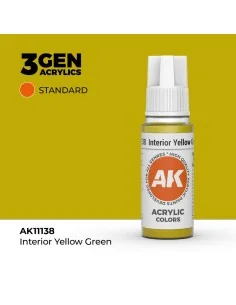 Interior Yellow Green 17ml - AK Interactive AK11138
