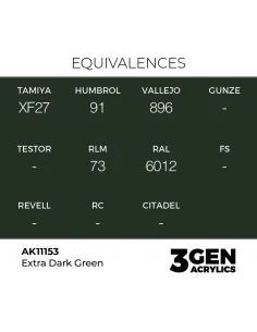 Extra Dark Green 17ml - AK Interactive AK11153 2