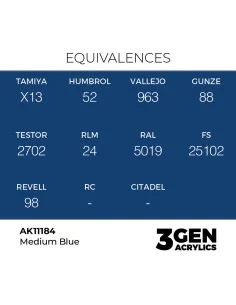 Medium Blue 17ml - AK Interactive AK11184 2