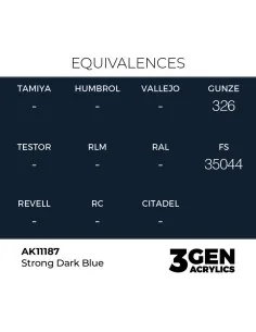 Strong Dark Blue 17ml - AK Interactive AK11187 2