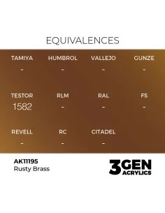 Rusty Brass 17ml - AK Interactive AK11195 2
