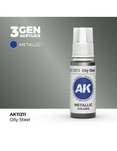 Oily Steel 17ml - AK Interactive AK11211