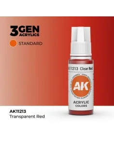 Clear Red 17ml - AK Interactive AK11213