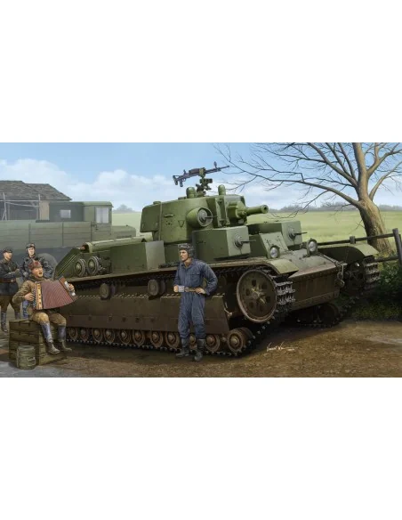 Soviet T-28 Medium Tank (Cone Turret), 1/35 - Hobby Boss 83855