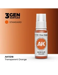 Clear Orange 17ml - AK Interactive AK11218