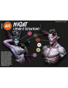 NIGHT CREATURES FLESH TONES - AK Interactive AK11602 2