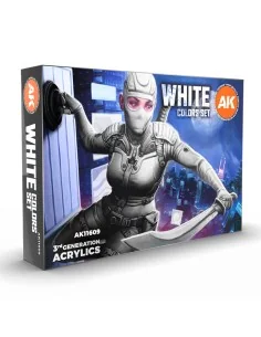 WHITE COLORS SET - AK Interactive AK11609