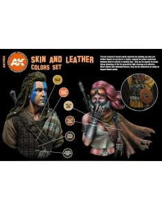 SKIN AND LEATHER COLORS SET - AK Interactive AK11613 2
