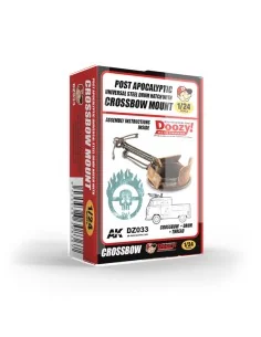 UNIVERSAL STEEL DRUM HATCH WITH CROSSBOW MOUNT / BALLESTA POST APOC...