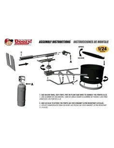 UNIVERSAL STEEL DRUM HATCH WITH FLAMETHROWER MOUNT / LANZALLAMAS PO... 2