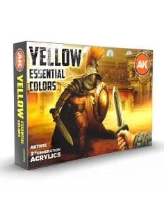 YELLOW ESSENTIAL COLORS 3GEN SET - AK Interactive AK11615