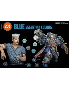 BLUE ESSENTIAL COLORS 3GEN SET - AK Interactive AK11618 2