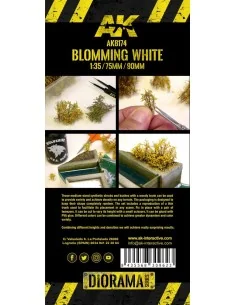 BLOMMING WHITE SHRUBBERIES - AK Interactive AK8174 2