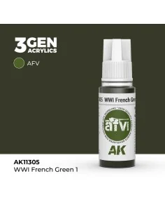 WWI French Green 1 - AK Interactive AK11305