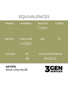 Silver Grey No.28 - AK Interactive AK11374 2