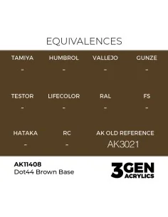 Dot44 Brown Base - AK Interactive AK11408 2