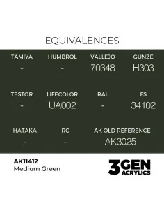 Medium Green - AK Interactive AK11412 2