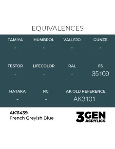 French Greyish Blue - AK Interactive AK11439 2