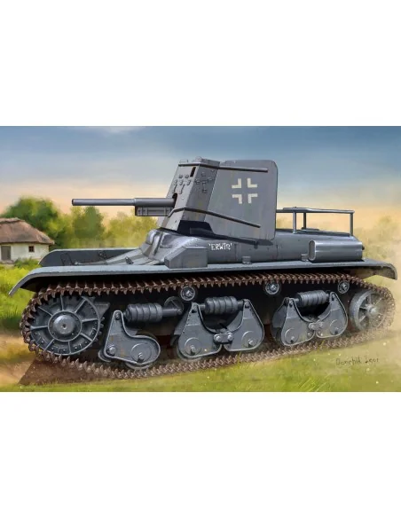 German 3.7cm Pak 35/36 auf Pz.Kpfw 35R(f), 1/35 - Hobby Boss 83895