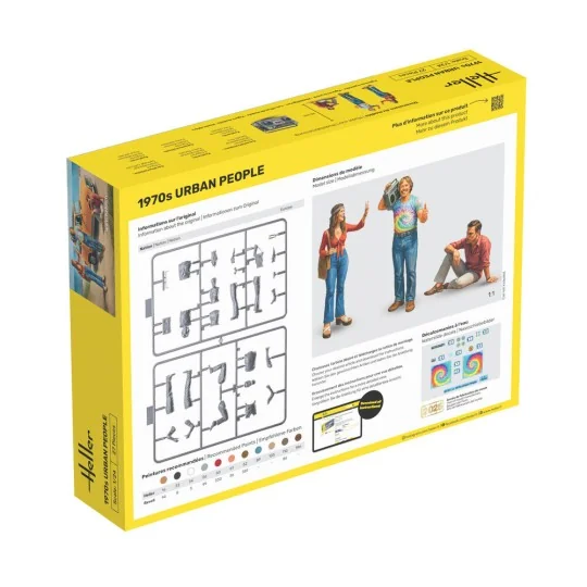 1970s Urban People, 1/24 - Heller 82757