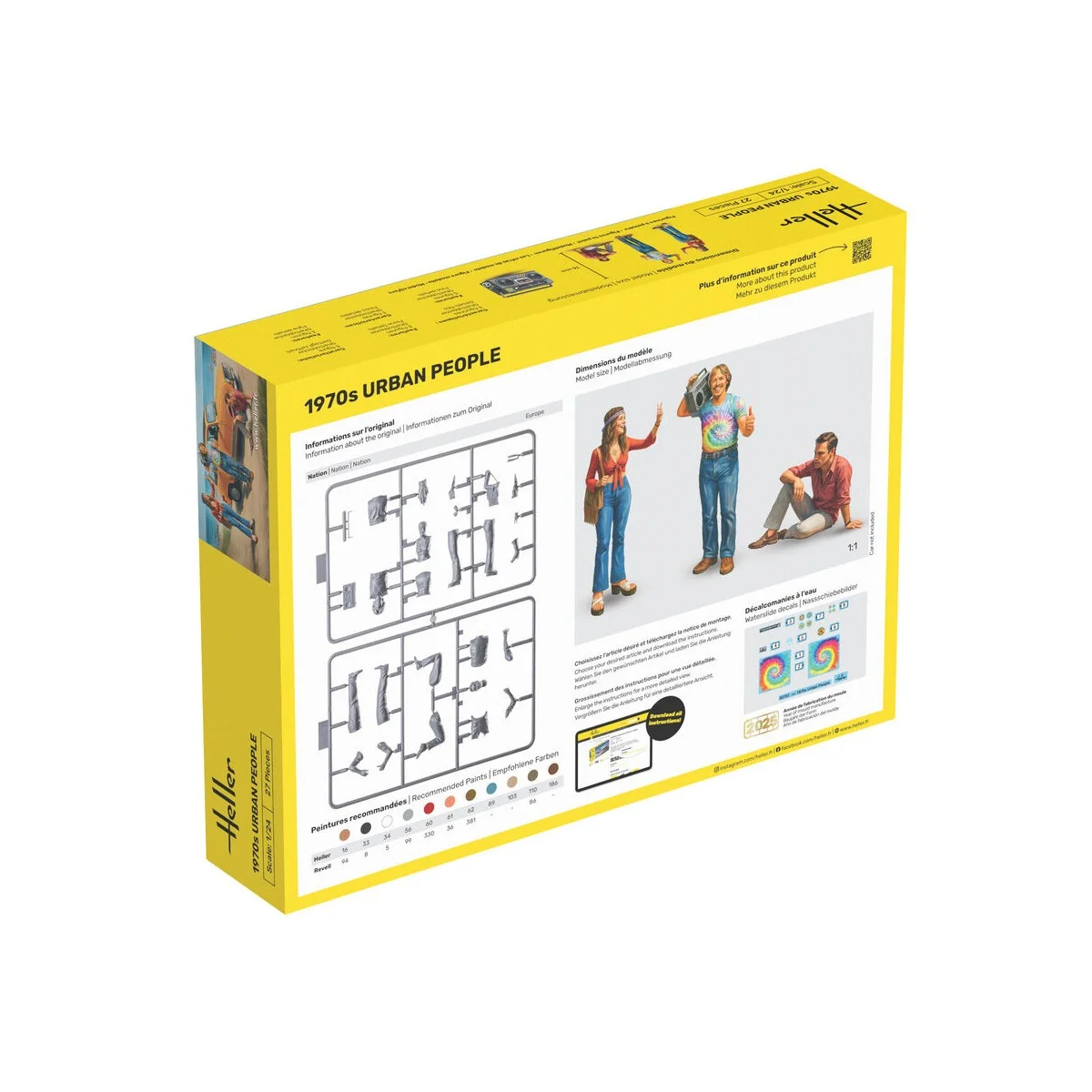 1970s Urban People - Heller 82757