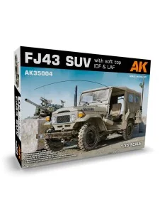 FJ43 SUV with Soft top IDF & LAF, 1/35 - AK Interactive AK35004