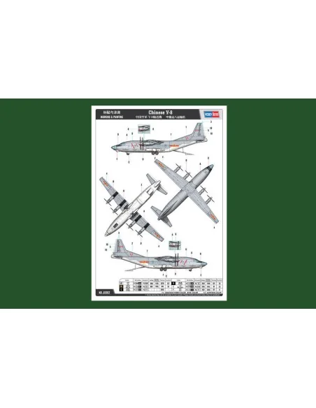Chinese Y-8, 1/144 - Hobby Boss 83902