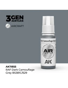 RAF Dark Camouflage Grey BS381C/629 - AK Interactive AK11855