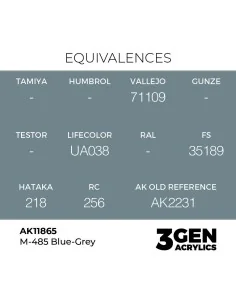M-485 Blue-Grey - AK Interactive AK11865 2